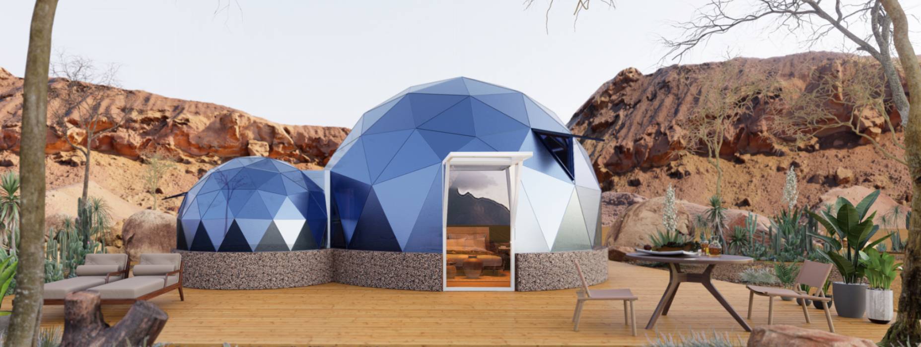 周宁县球形智能光伏玻璃星空房